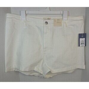 Universal Threads White Sailor Shorts High Rise Denim Shorts Women's Size 12 New